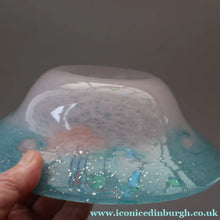 Load image into Gallery viewer, SCOTTISH GLASS. Fabulous Scottish VASART Shallow Bowl with Rim. 8 inches 
