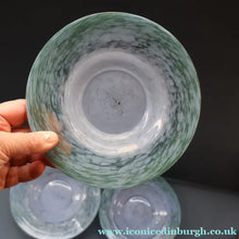 Load image into Gallery viewer, SCOTTISH GLASS. Set of FOUR 1950s Vasart Plates with Shallow Dip. 6 3/4 inches (J)
