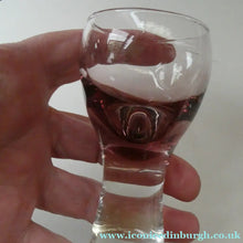 Load image into Gallery viewer, Set of Six Small Liqueur or Shot Glass Canisbay Caithness Purple Heather Shade
