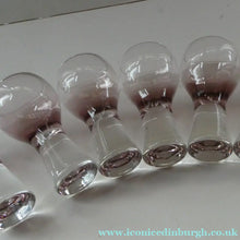 Load image into Gallery viewer, Set of Six Small Liqueur or Shot Glass Canisbay Caithness Purple Heather Shade
