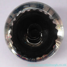 Load image into Gallery viewer, SCOTTISH PAPERWEIGHT. Strathearn Glass with Millefiori Canes and Latticino Eight Spokes
