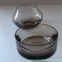 Load image into Gallery viewer, Scottish Glass. TWO Vintage 1960s Caithness PEAT Glass Bowls. Designed by  Domhnall O'Broin
