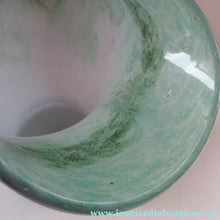 Load image into Gallery viewer, 1950s Scottish Art Glass Vase by Vasart Green
