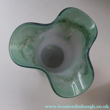 Load image into Gallery viewer, SCOTTISH GLASS Vase. Fine Vintage 1950s Large VASART Art Glass Vase with Undulating Rim

