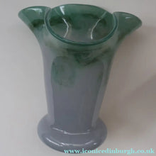 Load image into Gallery viewer, SCOTTISH GLASS Vase. Fine Vintage 1950s Large VASART Art Glass Vase with Undulating Rim
