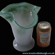 Load image into Gallery viewer, SCOTTISH GLASS Vase. Fine Vintage 1950s Large VASART Art Glass Vase with Undulating Rim
