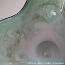 Load image into Gallery viewer, SCOTTISH GLASS Vase. Fine Vintage 1950s Large VASART Art Glass Vase with Undulating Rim
