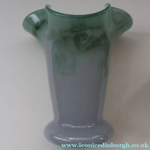 Load image into Gallery viewer, SCOTTISH GLASS Vase. Fine Vintage 1950s Large VASART Art Glass Vase with Undulating Rim
