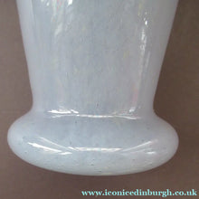 Load image into Gallery viewer, 1950s Scottish Art Glass Vase by Vasart Green
