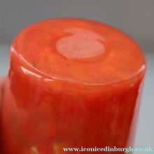 Load image into Gallery viewer, SCOTTISH GLASS: Vintage 1930s Genuine MONART Art Glass Miniature Glass Vase. 5 1/4 inches
