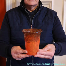 Load image into Gallery viewer, SCOTTISH GLASS: Vintage 1930s Genuine MONART Art Glass Miniature Glass Vase. 5 1/4 inches
