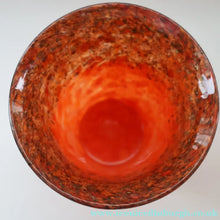 Load image into Gallery viewer, SCOTTISH GLASS: Vintage 1930s Genuine MONART Art Glass Miniature Glass Vase. 5 1/4 inches
