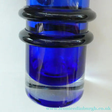 Load image into Gallery viewer, SCOTTISH GLASS. Vintage 1960s Caithness Glass Double Ring or Hoop Vase. Designed by Domhnall O Broin
