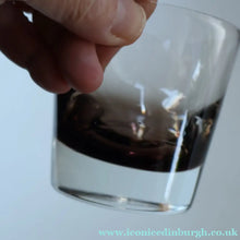Load image into Gallery viewer, Scottish Glass. Vintage 1960s Caithness PEAT Glass Morven Decanter &amp; Two Large Whisky Tumblers
