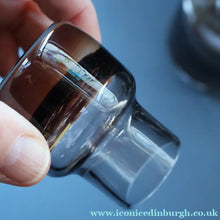 Load image into Gallery viewer, Scottish Glass. Vintage 1960s Caithness PEAT Glass Morven Decanter &amp; Two Large Whisky Tumblers
