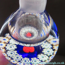 Load image into Gallery viewer, 1980s Caithness Scottish Glass Perfume Bottle Valentine's Love Heart Inclusion Millefiori

