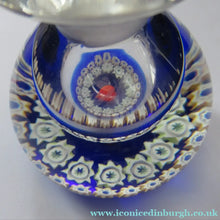 Load image into Gallery viewer, 1980s Caithness Scottish Glass Perfume Bottle Valentine's Love Heart Inclusion Millefiori
