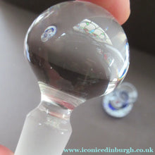 Load image into Gallery viewer, 1980s Caithness Scottish Glass Perfume Bottle Valentine's Love Heart Inclusion Millefiori
