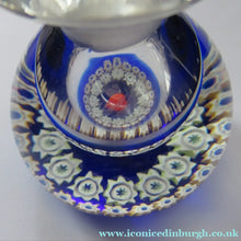 Load image into Gallery viewer, 1980s Caithness Scottish Glass Perfume Bottle Valentine's Love Heart Inclusion Millefiori

