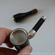 Load image into Gallery viewer, SCOTTISH HISTORY INTEREST. Antique Stanhope / Pipe in the Shape of a Bottle. 1908 Scottish National Exhibition (Edinburgh) Souvenir
