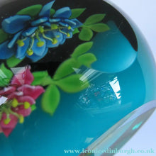 Load image into Gallery viewer, 1992 Lampwork Caithness Paperweight 1992 William Manzon Rose Garland
