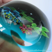 Load image into Gallery viewer, 1992 Lampwork Caithness Paperweight 1992 William Manzon Rose Garland
