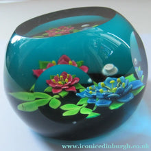 Load image into Gallery viewer, 1992 Lampwork Caithness Paperweight 1992 William Manzon Rose Garland
