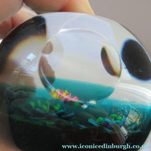Load image into Gallery viewer, 1992 Lampwork Caithness Paperweight 1992 William Manzon Rose Garland
