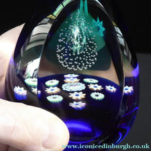 Load image into Gallery viewer, Caithness Whitefriars Glass Paperweight: MILLENNIUM by Colin Terris; 2000

