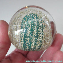 Load image into Gallery viewer, SCOTTISH PAPERWEIGHT. Vintage 1960s Strathearn Sea Urchin Paperweight with Original Paper Label
