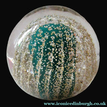 Load image into Gallery viewer, SCOTTISH PAPERWEIGHT. Vintage 1960s Strathearn Sea Urchin Paperweight with Original Paper Label
