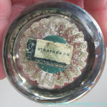 Load image into Gallery viewer, SCOTTISH PAPERWEIGHT. Vintage 1960s Strathearn Sea Urchin Paperweight with Original Paper Label
