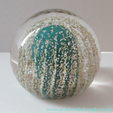 Load image into Gallery viewer, SCOTTISH PAPERWEIGHT. Vintage 1960s Strathearn Sea Urchin Paperweight with Original Paper Label
