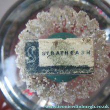 Load image into Gallery viewer, SCOTTISH PAPERWEIGHT. Vintage 1960s Strathearn Sea Urchin Paperweight with Original Paper Label
