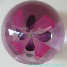 Load image into Gallery viewer, Margot Thompson Pot Pourri Scottish Caithness Glass Paperweight 1990
