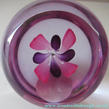 Load image into Gallery viewer, Margot Thompson Pot Pourri Scottish Caithness Glass Paperweight 1990
