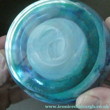 Load image into Gallery viewer, Scottish Caithness Paperweight Helen Macdonald Dolpinarium Dolphins 1990s
