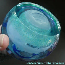 Load image into Gallery viewer, Scottish Caithness Paperweight Helen Macdonald Dolpinarium Dolphins 1990s
