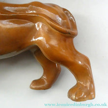 Load image into Gallery viewer, SiNGLE ANTIQUE Victorian Standing Staffordshire Style Bo'ness Lion. Large in Excellent Condition
