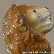 Load image into Gallery viewer, SiNGLE ANTIQUE Victorian Standing Staffordshire Style Bo'ness Lion. Large in Excellent Condition
