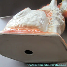 Load image into Gallery viewer, Victorian Bo'ness Chimney Spaniels Dogs Antique Staffordshire Wally Dugs

