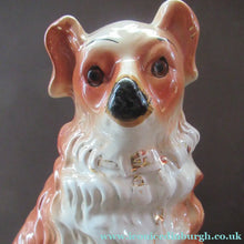 Load image into Gallery viewer, Victorian Bo'ness Chimney Spaniels Dogs Antique Staffordshire Wally Dugs
