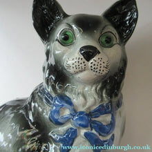 Load image into Gallery viewer, Antique Scottish Pottery Bo'ness Pottery Cats PAIR
