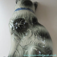 Load image into Gallery viewer, Antique Scottish Pottery Bo'ness Pottery Cats PAIR
