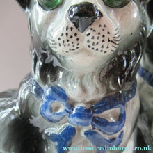 Load image into Gallery viewer, Antique Scottish Pottery Bo'ness Pottery Cats PAIR
