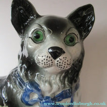 Load image into Gallery viewer, Antique Scottish Pottery Bo'ness Pottery Cats PAIR
