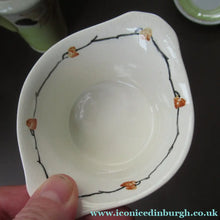 Load image into Gallery viewer, 1920s Complete Mak Merry Makmerry Coffee Set. Yellow Ground with Fruit and Berries Pattern
