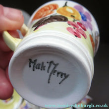 Load image into Gallery viewer, 1920s Complete Mak Merry Makmerry Coffee Set. Yellow Ground with Fruit and Berries Pattern
