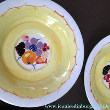 Load image into Gallery viewer, 1920s Complete Mak Merry Makmerry Coffee Set. Yellow Ground with Fruit and Berries Pattern
