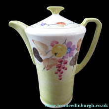 Load image into Gallery viewer, 1920s Complete Mak Merry Makmerry Coffee Set. Yellow Ground with Fruit and Berries Pattern

